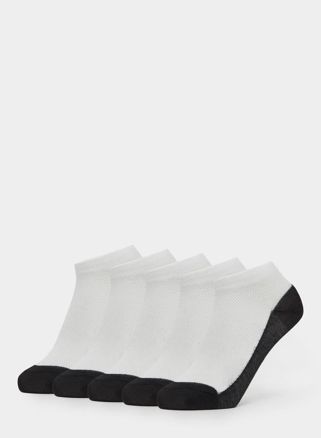 Styli Pack of 5 - Boys Color Block Ankle Socks - Image 3